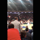 Illustration for article titled Guy At Knicks Game Unwisely Tries To Get Team Staffer To Sit Down By Tugging On His Coat